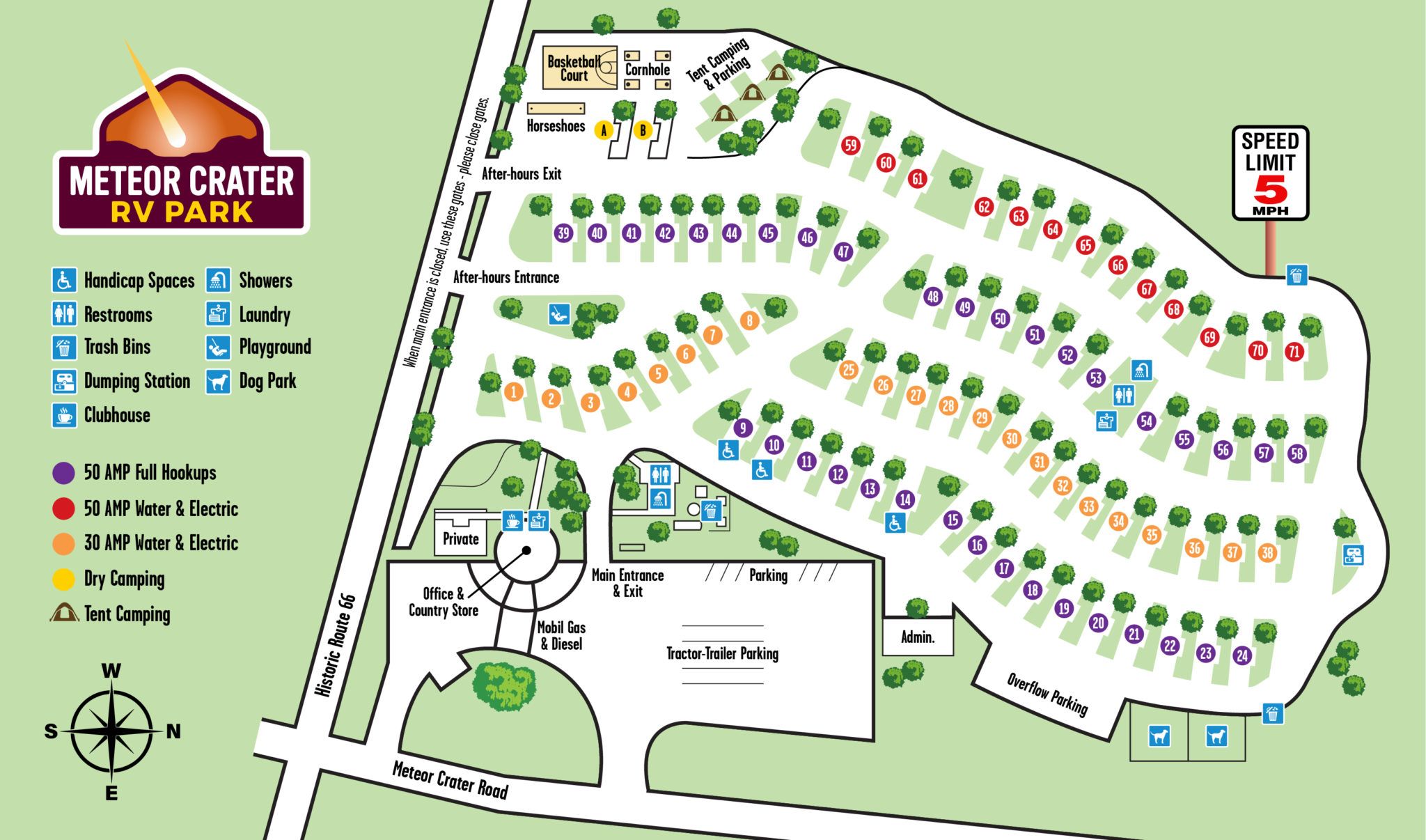 Meteor Crater RV Park | Places to Stay on Route 66