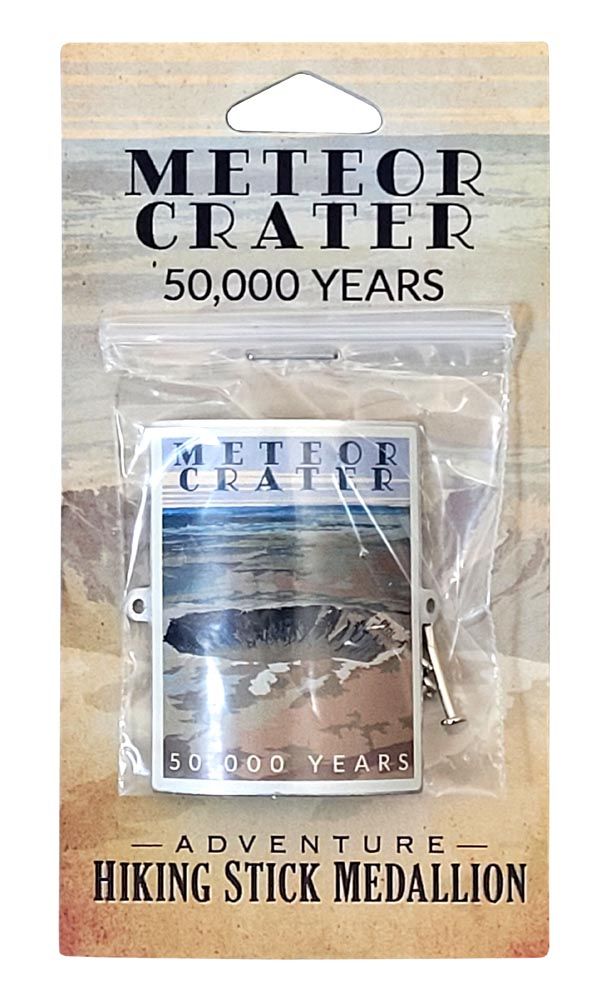 Meteor Crater Hiking Medallion – 50,000 Years