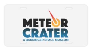 Official Meteor Crater License Plate
