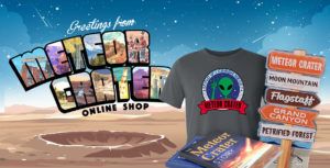 meteor crater online gift shop header