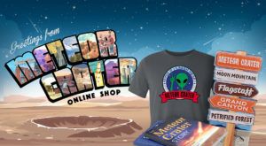 meteor crater online gift shop header