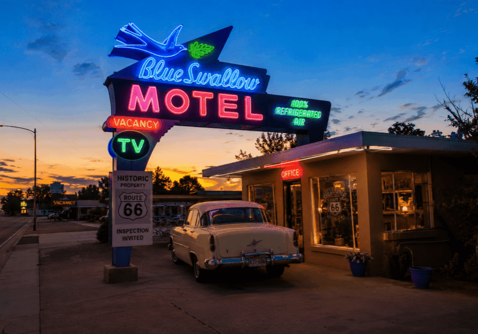 Where to say on Route 66 in Arizona