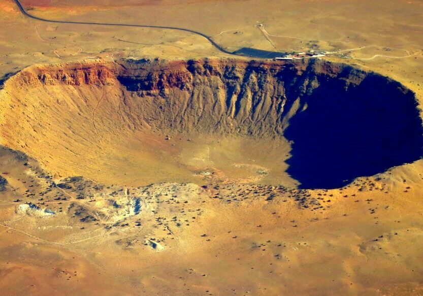 Meteor Crater Best Preserved Impact Site