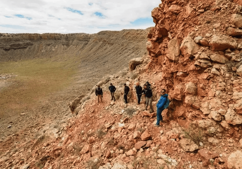 Meteor Crater Arizona Visitor Guide - Hike Inside the Crater